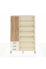 Hyperion Dolap 9 Raflı 3 Çekmeceli 3 Kapaklı 132x44x195 Aytaşı-Çam/Aytaşı