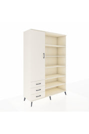 Hyperion Dolap 9 Raflı 3 Çekmeceli 3 Kapaklı 132x44x195 Aytaşı-Aytaşı/Aytaşı