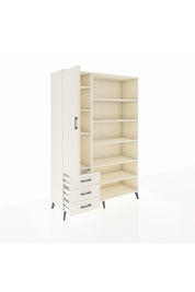 Hyperion Dolap 9 Raflı 3 Çekmeceli 3 Kapaklı 132x44x195 Aytaşı-Aytaşı/Aytaşı