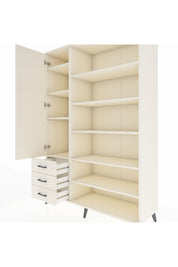 Hyperion Dolap 9 Raflı 3 Çekmeceli 3 Kapaklı 132x44x195 Aytaşı-Aytaşı/Aytaşı