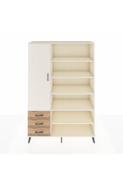 Hyperion Dolap 9 Raflı 3 Çekmeceli 3 Kapaklı 132x44x195 Aytaşı-Aytaşı/Çam