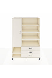 Hyperion Dolap 9 Raflı 3 Çekmeceli Tek Kapaklı  132x44x195 Aytaşı-Aytaşı/Aytaşı