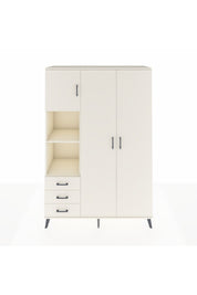 Hyperion Dolap 6 Raflı 3 Çekmeceli Tek Askılı 132x44x195 Aytaşı-Aytaşı/Aytaşı