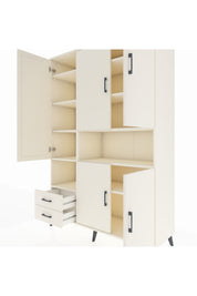 Hyperion Dolap 10 Raflı 2 Çekmeceli 5 Kapaklı 132x44x195 Aytaşı-Aytaşı/Aytaşı