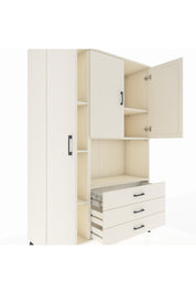 Hyperion Dolap 6 Raflı 3 Çekmeceli 3 Kapaklı 132x44x195 Aytaşı-Aytaşı/Aytaşı