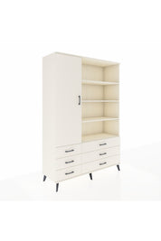 Hyperion Dolap 8 Raflı 6 Çekmeceli Tek Kapaklı  132x44x195 Aytaşı-Aytaşı/Aytaşı