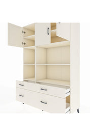 Hyperion Dolap 8 Raflı 4 Çekmeceli 3 Kapaklı 132x44x195 Aytaşı-Aytaşı/Aytaşı