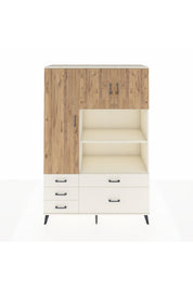 Hyperion Dolap 7 Raflı 5 Çekmeceli 3 Kapaklı 132x44x195 Aytaşı-Çam/Aytaşı