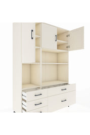 Hyperion Dolap 8 Raflı 5 Çekmeceli 3 Kapaklı 132x44x195 Aytaşı-Aytaşı/Aytaşı