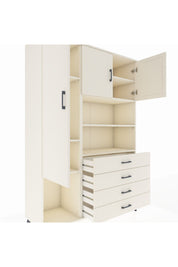 Hyperion Dolap 7 Raflı 4 Çekmeceli 3 Kapaklı 132x44x195 Aytaşı-Aytaşı/Aytaşı