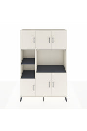 Hyperion Dolap 9 Raflı 6 Kapaklı 132x44x195 Aytaşı-Aytaşı/Antrasit