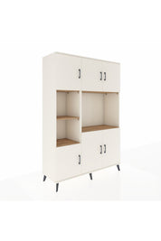 Hyperion Dolap 9 Raflı 6 Kapaklı 132x44x195 Aytaşı-Aytaşı/Çam