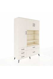 Hyperion Dolap 9 Raflı 5 Çekmeceli 3 Kapaklı 132x44x195 Aytaşı-Aytaşı/Aytaşı