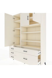 Hyperion Dolap 9 Raflı 5 Çekmeceli 3 Kapaklı 132x44x195 Aytaşı-Aytaşı/Aytaşı