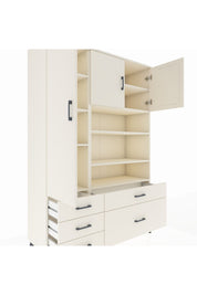 Hyperion Dolap 9 Raflı 5 Çekmeceli 3 Kapaklı 132x44x195 Aytaşı-Aytaşı/Aytaşı