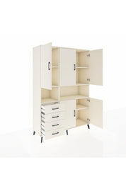 Hyperion Dolap 7 Raflı 4 Çekmeceli 5 Kapaklı 132x44x195 Aytaşı-Aytaşı/Aytaşı