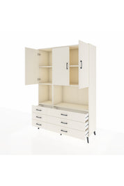 Hyperion Dolap 6 Raflı 6 Çekmeceli 3 Kapaklı 132x44x195 Aytaşı-Aytaşı/Aytaşı