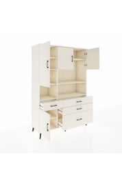 Hyperion Dolap 9 Raflı 4 Çekmeceli 4 Kapaklı 132x44x195 Aytaşı-Aytaşı/Aytaşı