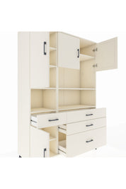 Hyperion Dolap 9 Raflı 4 Çekmeceli 4 Kapaklı 132x44x195 Aytaşı-Aytaşı/Aytaşı