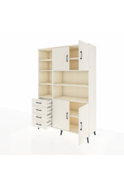Hyperion Dolap 9 Raflı 4 Çekmeceli 4 Kapaklı 132x44x195 Aytaşı-Aytaşı/Aytaşı