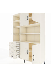 Hyperion Dolap 9 Raflı 4 Çekmeceli 4 Kapaklı 132x44x195 Aytaşı-Aytaşı/Aytaşı