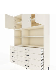 Hyperion Dolap 8 Raflı 8 Çekmeceli 3 Kapaklı 132x44x195 Aytaşı-Aytaşı/Aytaşı