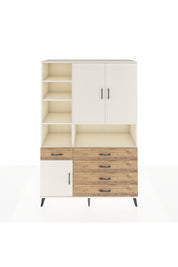 Hyperion Dolap 8 Raflı 5 Çekmeceli 3 Kapaklı 132x44x195 Aytaşı-Aytaşı/Çam