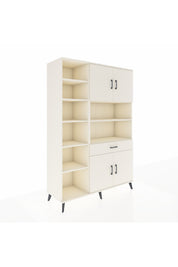 Hyperion Dolap 10 Raflı Tek Çekmeceli 4 Kapaklı 132x44x195 Aytaşı-Aytaşı/Aytaşı