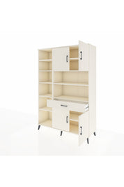 Hyperion Dolap 10 Raflı Tek Çekmeceli 4 Kapaklı 132x44x195 Aytaşı-Aytaşı/Aytaşı