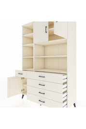 Hyperion Dolap 9 Raflı 5 Çekmeceli 3 Kapaklı 132x44x195 Aytaşı-Aytaşı/Aytaşı