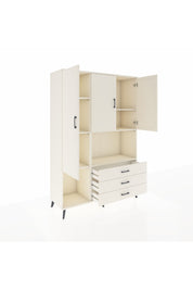 Hyperion Dolap 6 Raflı 3 Çekmeceli 3 Kapaklı 132x44x195 Aytaşı-Aytaşı/Aytaşı