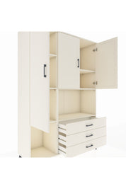 Hyperion Dolap 6 Raflı 3 Çekmeceli 3 Kapaklı 132x44x195 Aytaşı-Aytaşı/Aytaşı