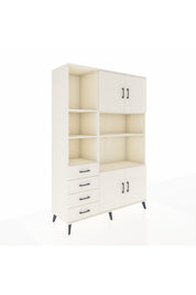 Hyperion Dolap 8 Raflı 4 Çekmeceli 4 Kapaklı 132x44x195 Aytaşı-Aytaşı/Aytaşı