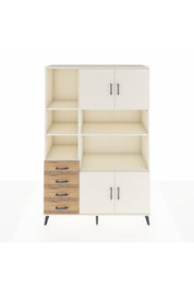 Hyperion Dolap 8 Raflı 4 Çekmeceli 4 Kapaklı 132x44x195 Aytaşı-Aytaşı/Çam