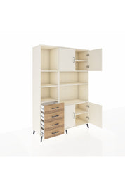 Hyperion Dolap 8 Raflı 4 Çekmeceli 4 Kapaklı 132x44x195 Aytaşı-Aytaşı/Çam