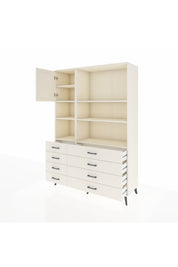 Hyperion Dolap 7 Raflı 8 Çekmeceli Tek Kapaklı  132x44x195 Aytaşı-Aytaşı/Aytaşı