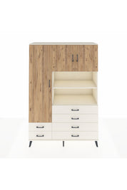 Hyperion Dolap 8 Raflı 6 Çekmeceli 3 Kapaklı 132x44x195 Aytaşı-Çam/Aytaşı