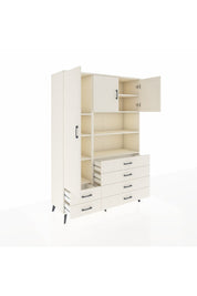 Hyperion Dolap 8 Raflı 6 Çekmeceli 3 Kapaklı 132x44x195 Aytaşı-Aytaşı/Aytaşı