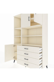 Hyperion Dolap 8 Raflı 4 Çekmeceli 3 Kapaklı 132x44x195 Aytaşı-Aytaşı/Aytaşı