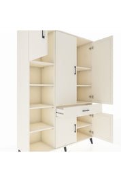 Hyperion Dolap 8 Raflı Tek Çekmeceli 5 Kapaklı 132x44x195 Aytaşı-Aytaşı/Aytaşı