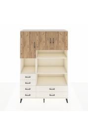 Hyperion Dolap 9 Raflı 6 Çekmeceli 3 Kapaklı 132x44x195 Aytaşı-Çam/Aytaşı