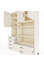 Hyperion Dolap 9 Raflı 6 Çekmeceli 3 Kapaklı 132x44x195 Aytaşı-Aytaşı/Aytaşı