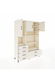 Hyperion Dolap 9 Raflı 6 Çekmeceli 3 Kapaklı 132x44x195 Aytaşı-Aytaşı/Aytaşı