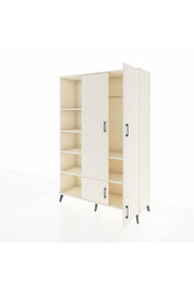 Hyperion Dolap 6 Raflı 4 Kapaklı Tek Askılı 132x44x195 Aytaşı-Aytaşı/Aytaşı