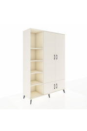 Hyperion Dolap 6 Raflı 4 Kapaklı Tek Askılı 132x44x195 Aytaşı-Aytaşı/Aytaşı