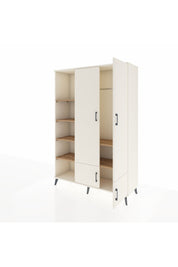 Hyperion Dolap 6 Raflı 4 Kapaklı Tek Askılı 132x44x195 Aytaşı-Aytaşı/Çam