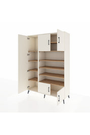 Hyperion Dolap 10 Raflı 5 Kapaklı 132x44x195 Aytaşı-Aytaşı/Çam