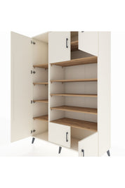 Hyperion Dolap 10 Raflı 5 Kapaklı 132x44x195 Aytaşı-Aytaşı/Çam