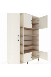 Hyperion Dolap 10 Raflı 5 Kapaklı 132x44x195 Aytaşı-Aytaşı/Çam