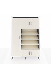 Hyperion Dolap 10 Raflı 5 Kapaklı 132x44x195 Antrasit-Aytaşı/Aytaşı